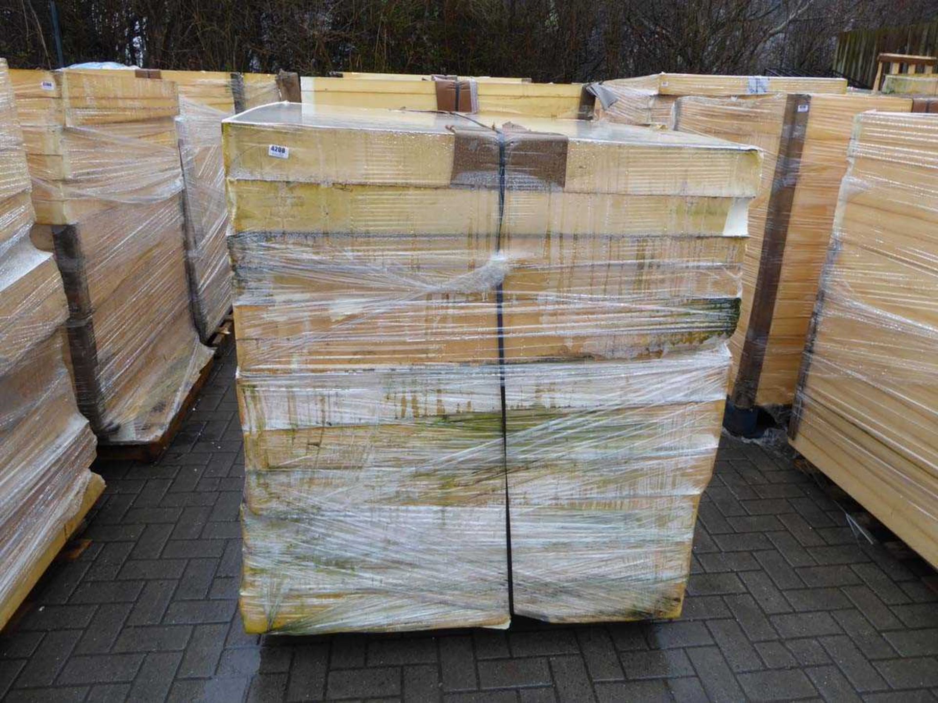 Pallet of tapered Celotex insulation board