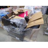 +VAT Pallet containing various ducting and a box of large fuses
