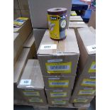 +VAT Four boxes of Flexovit 15mm x 5m 80 grit sanding rolls