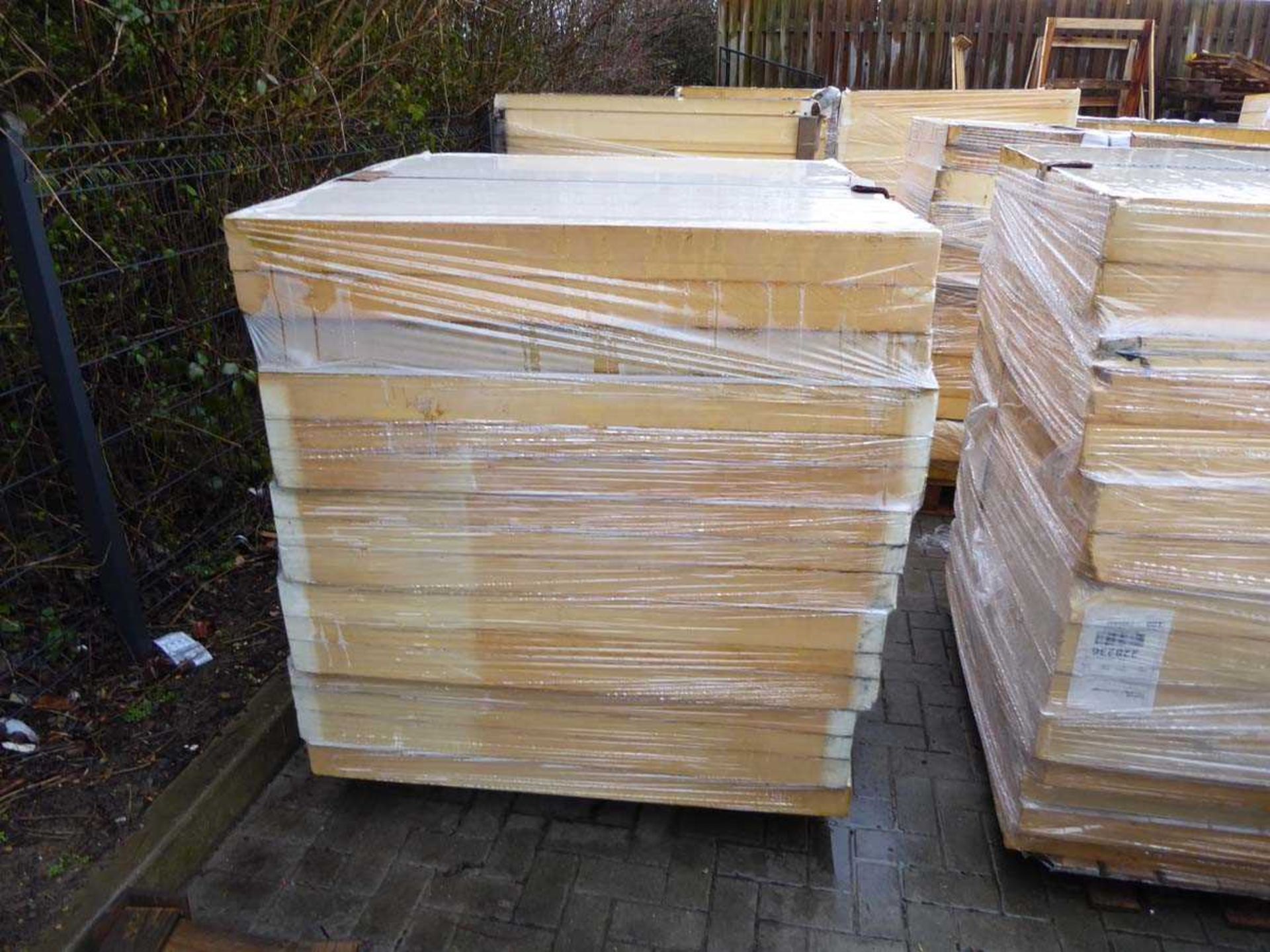 Pallet of tapered Celotex insulation board