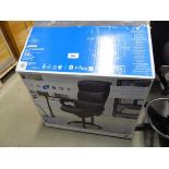 +VAT Lazy Boy boxed chair, possibly fixings mixing
