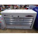 White small multi drawer toolbox