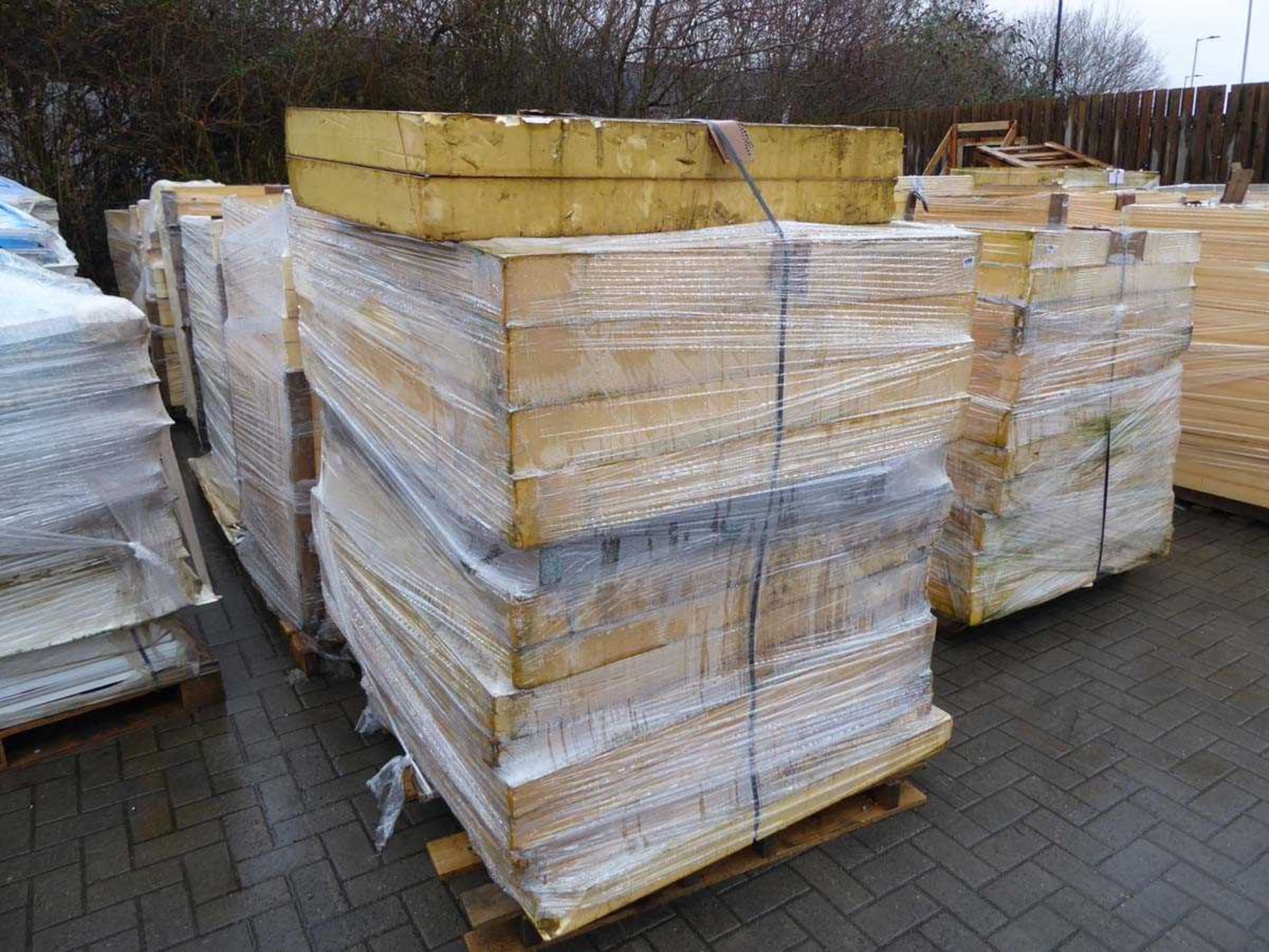 Pallet of tapered Celotex insulation board