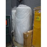 2 large rolls of foam packing material