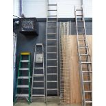 Single aluminium ladder
