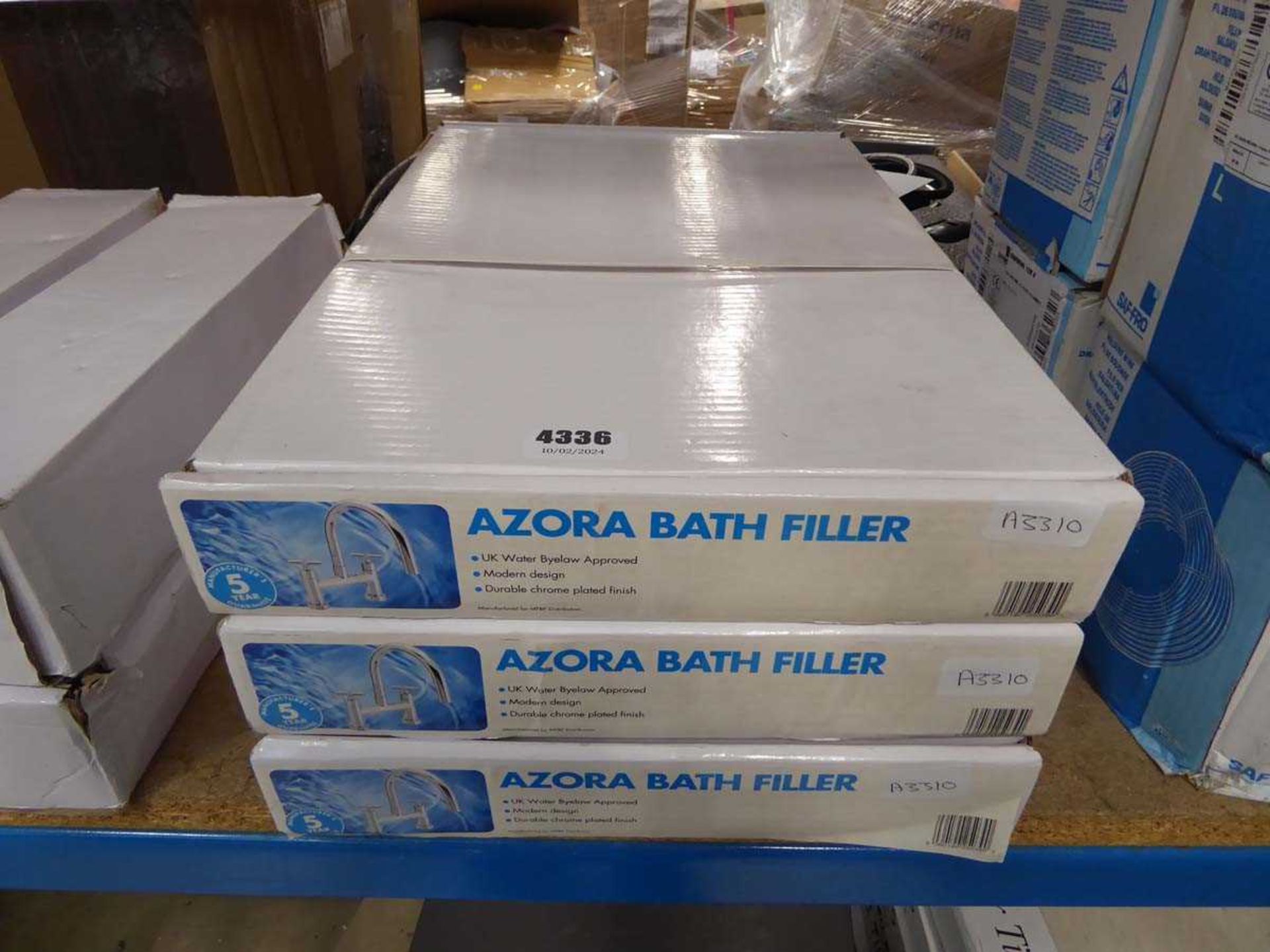 3 boxed Azora bath fillers