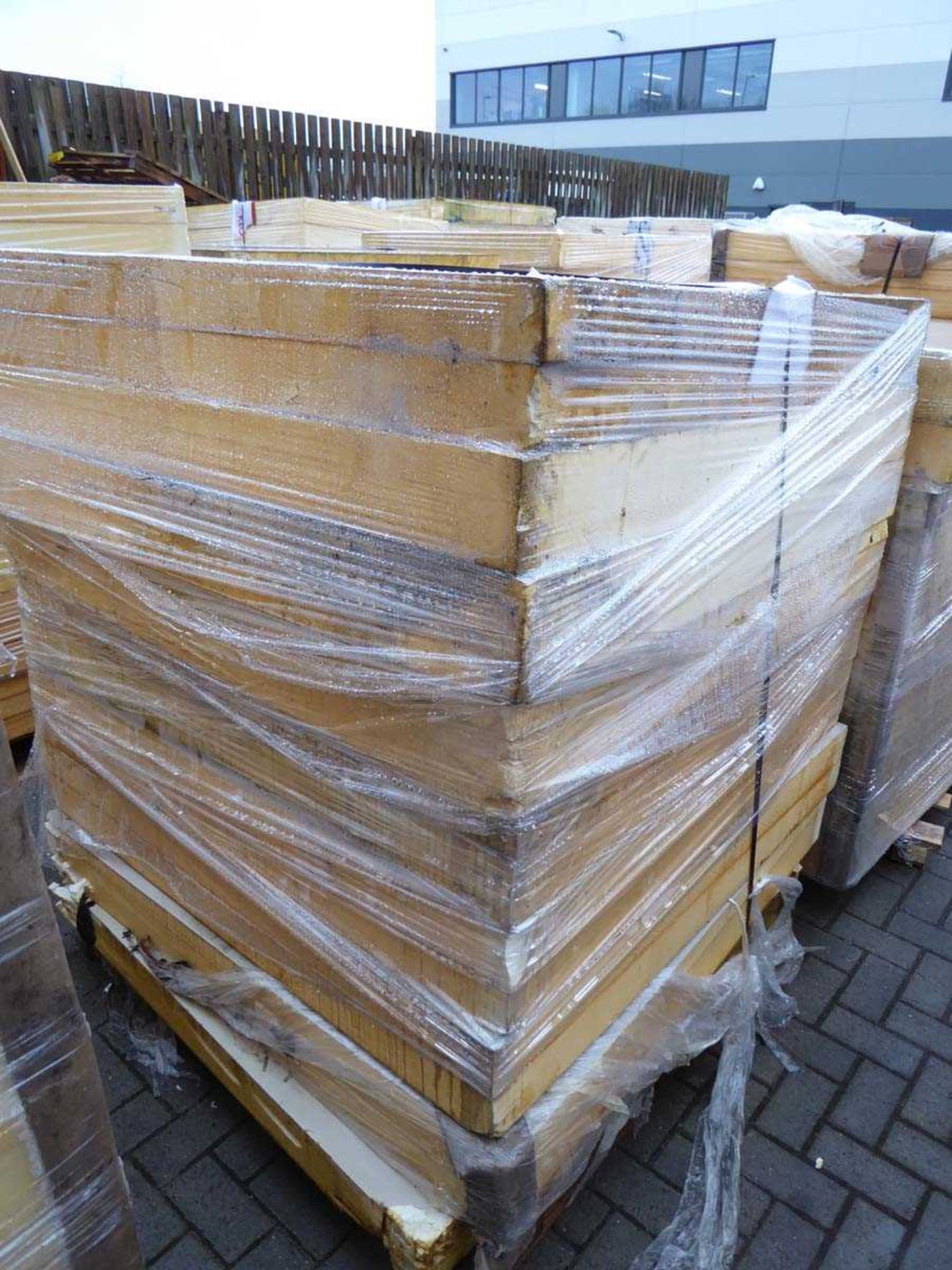 Pallet of tapered Celotex insulation board