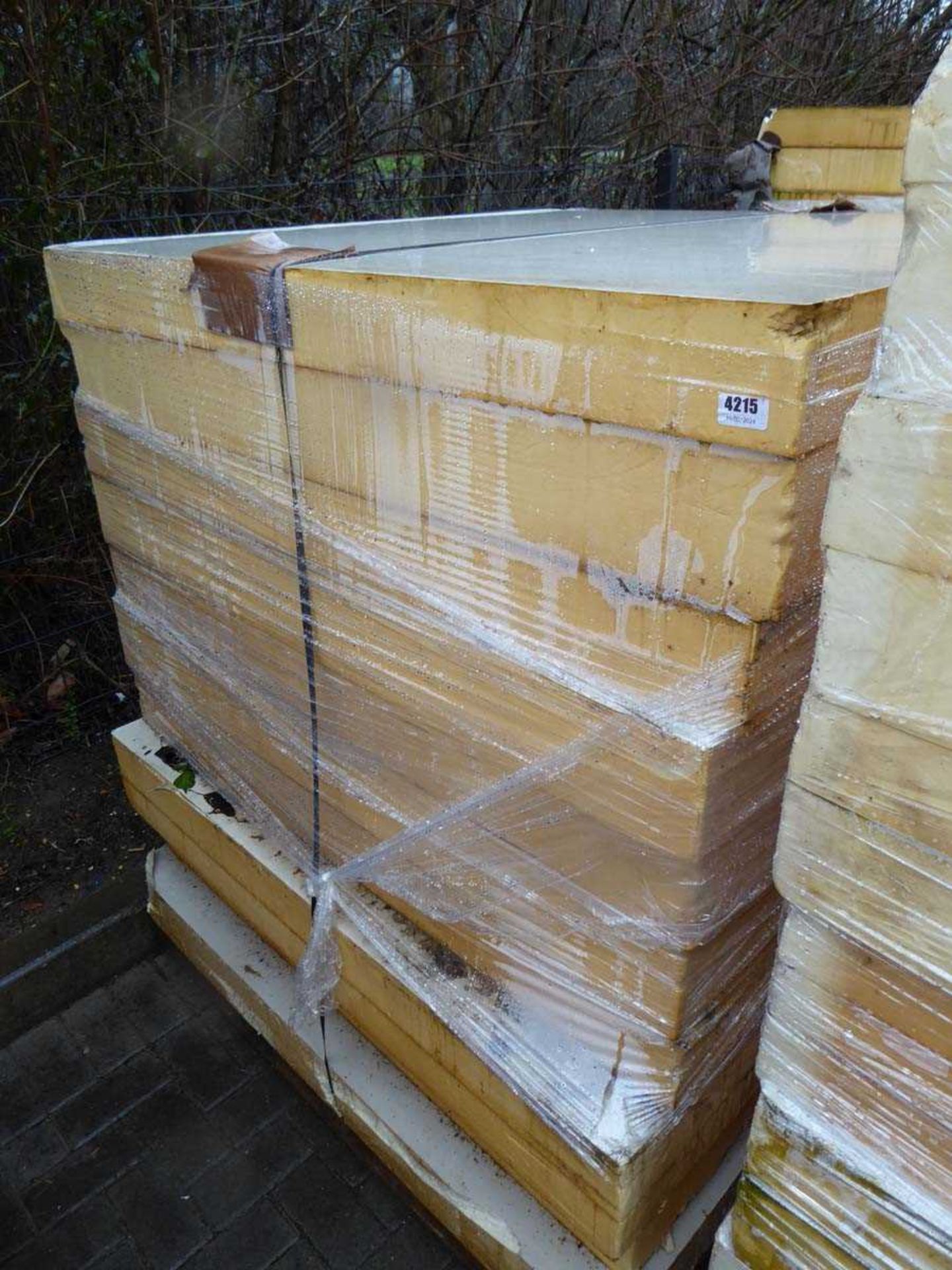 Pallet of tapered Celotex insulation board