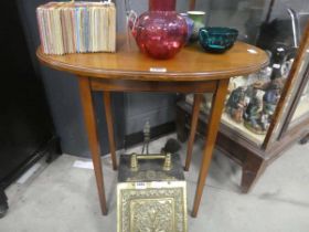 Oval Edwardian occasional table