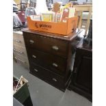 Late Victorian chest of 3 drawers