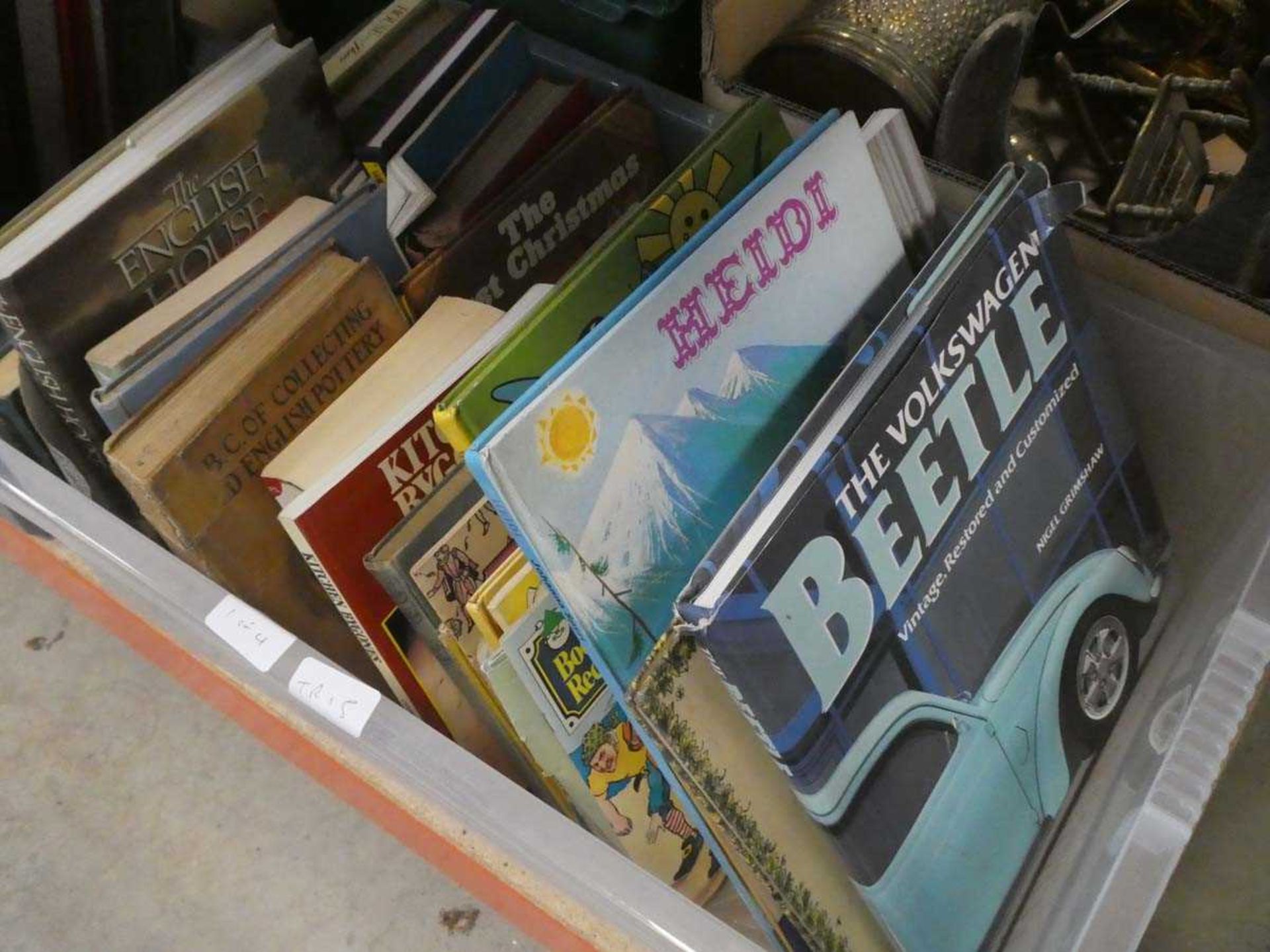 4 boxes containing magazines, childrens books, novels and reference books - Image 2 of 4