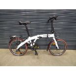 +VAT Ecosmo white fold up bike