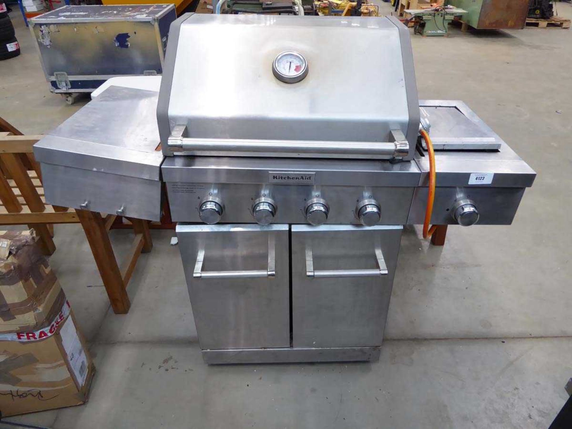 +VAT Kitchen Aid stainless steel gas BBQ