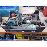 +VAT Crate of power tools to inc. angle grinder, nut runner, drill etc