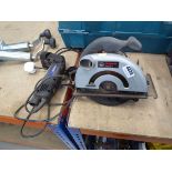 Power performance circular saw and a Nutool sander