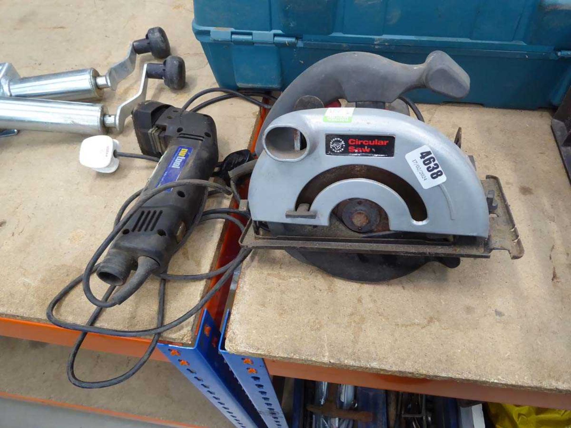 Power performance circular saw and a Nutool sander