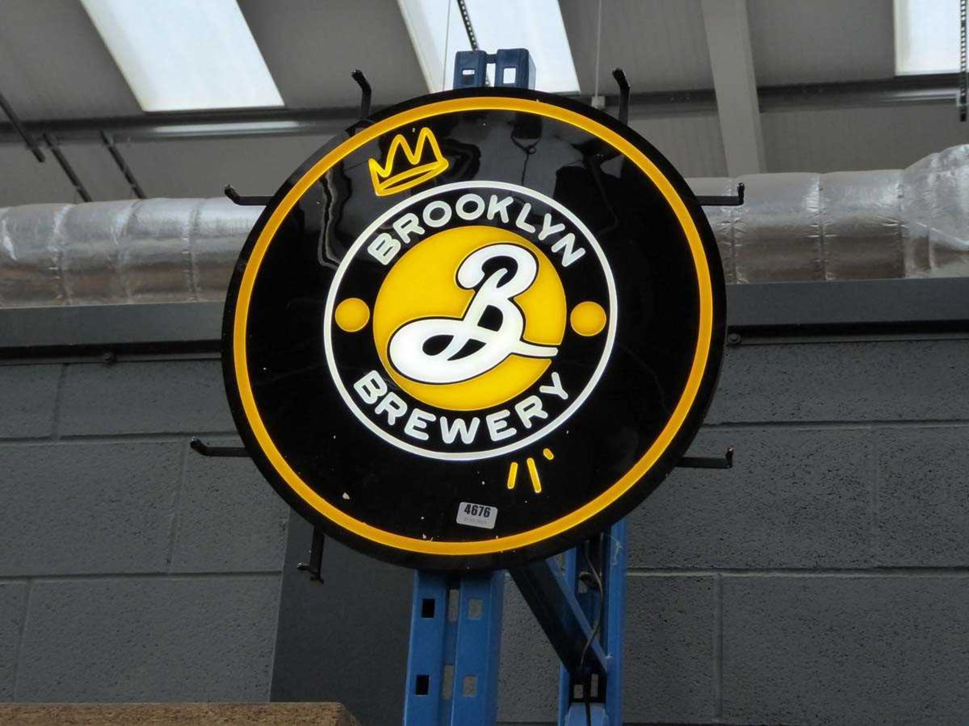 Brooklyn Brewery illuminated sign