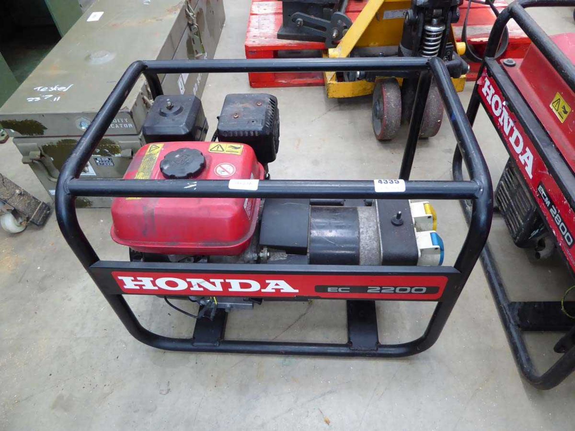 Honda petrol powered generator