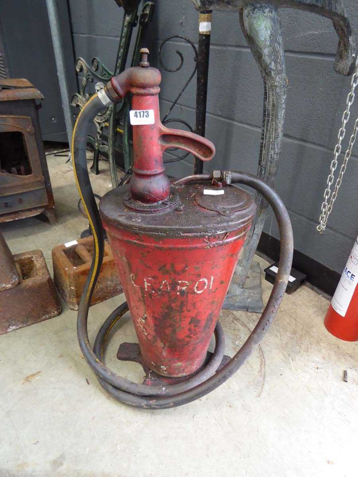 Vintage oil pump