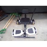 2 Balance boards and cart