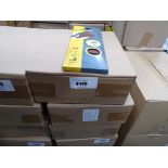 +VAT Three boxes of Flexovit 120 grit sanding sheets