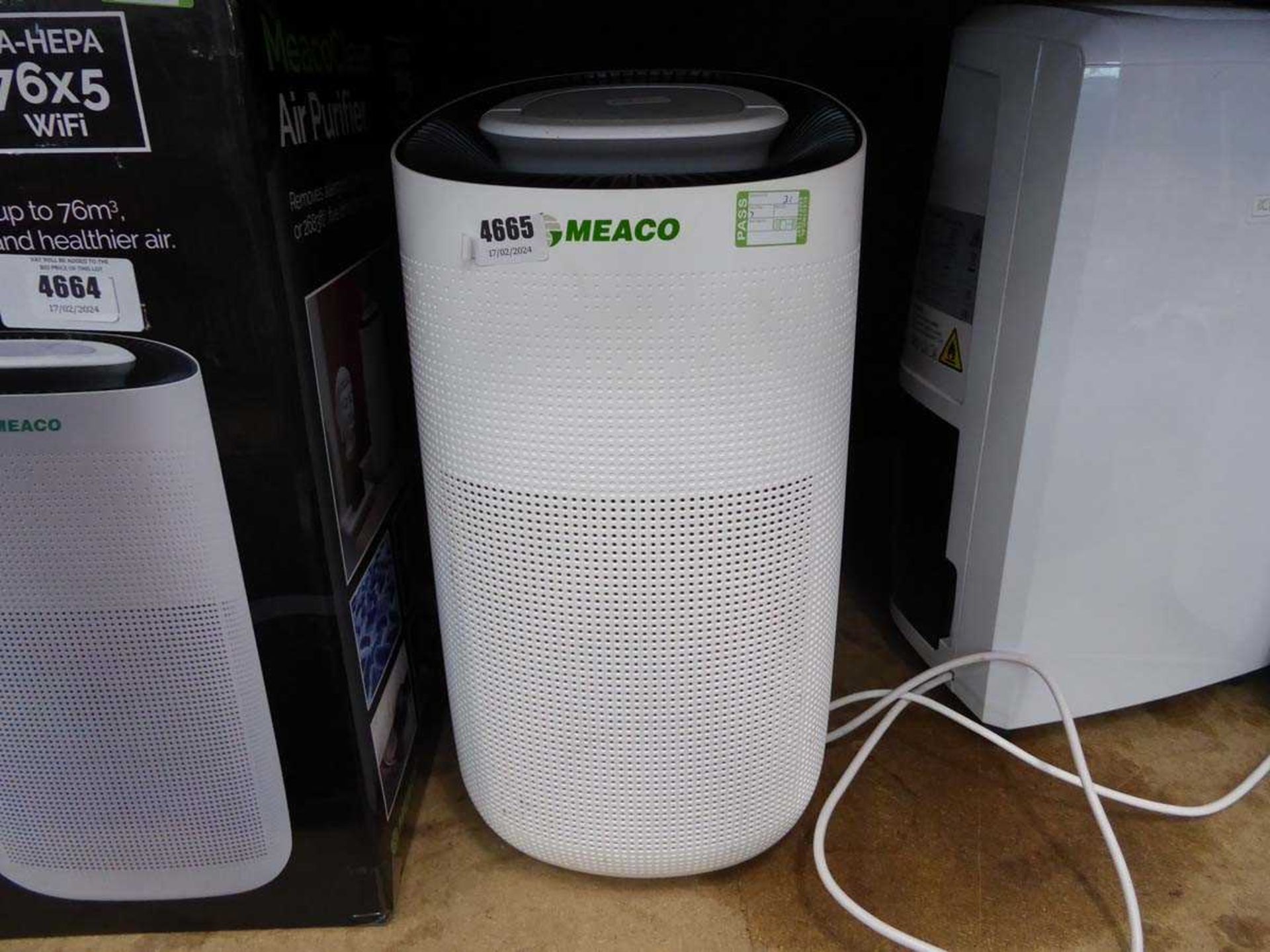Unboxed Meaco air purifier