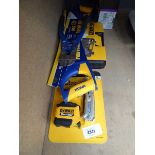 +VAT Dewalt knife and tape measure set, 2 saws, pair of bolt croppers and a Dewalt bit set and