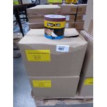 +VAT Two boxes of Flexovit abrasive 180 grit rolls