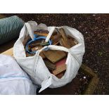 Bag of wooden offcuts