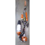 Stihl KM 130 combination multi-tool with hedge cutter, short hedge cutter, leaf blower and pole