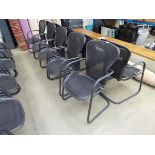 6 Herman Miller cantilever boardroom chairs