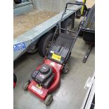 Laser petrol powered rotary mower with grass box