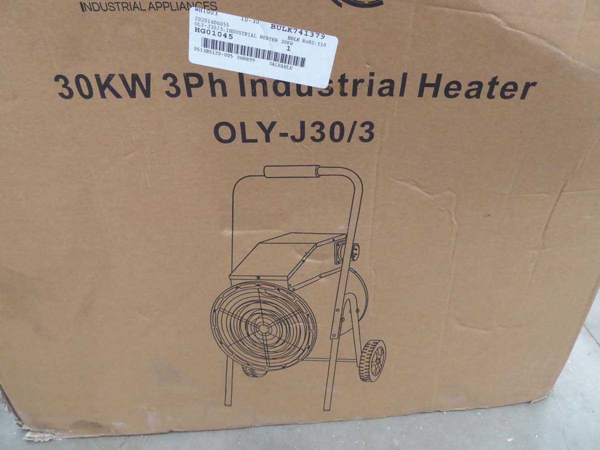 Boxed fan heater - Image 2 of 3