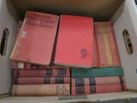 Box containing Richmal Crompton Just William books