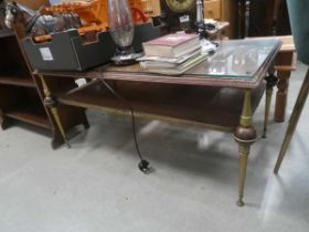 French style two tier coffee table