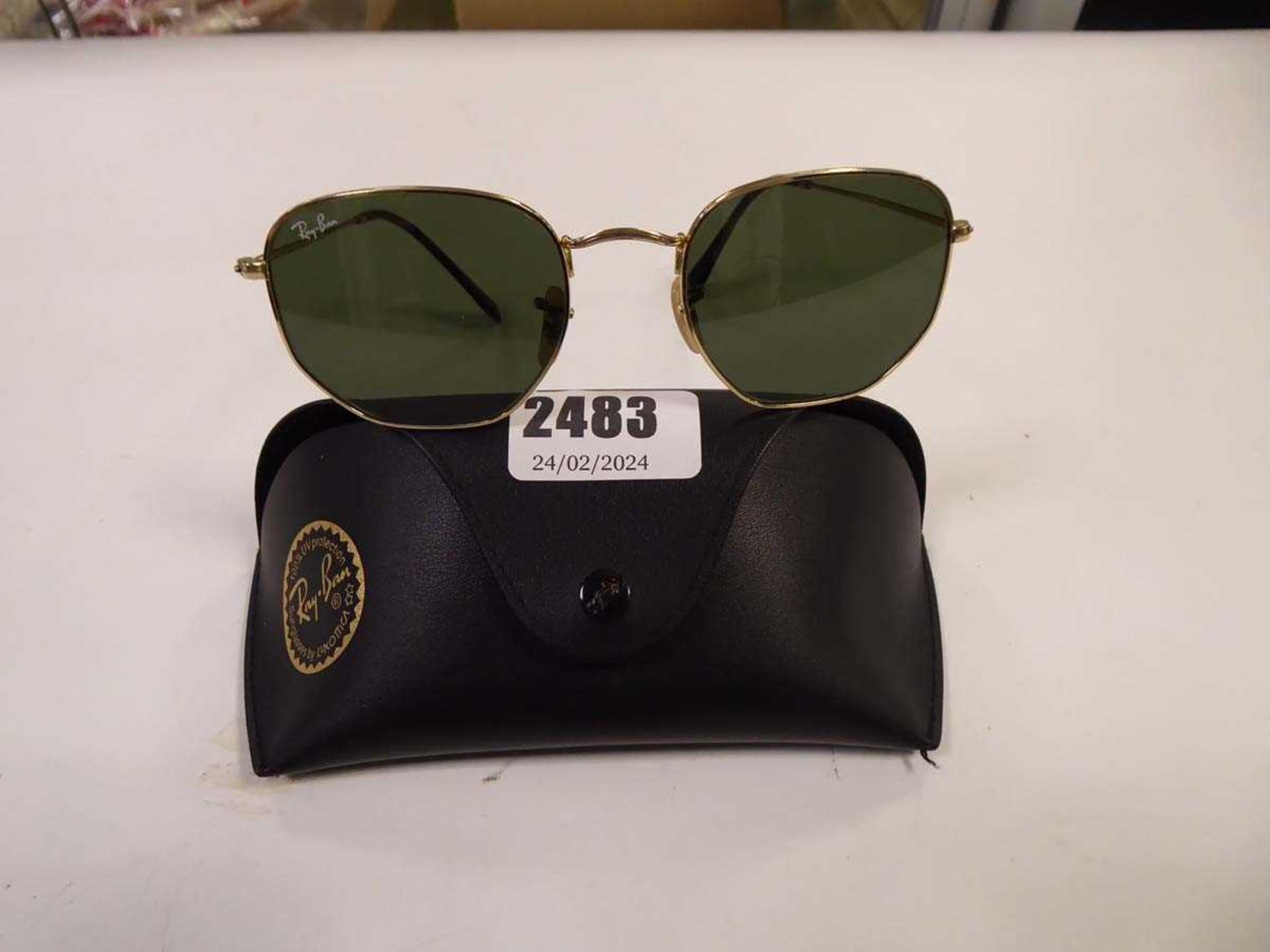 Pair of Rayban sunglasses