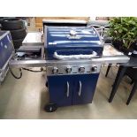 Blue outback gas BBQ