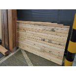 Four 3' bench panels