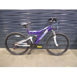 Purple Muddy Fox mountain bike