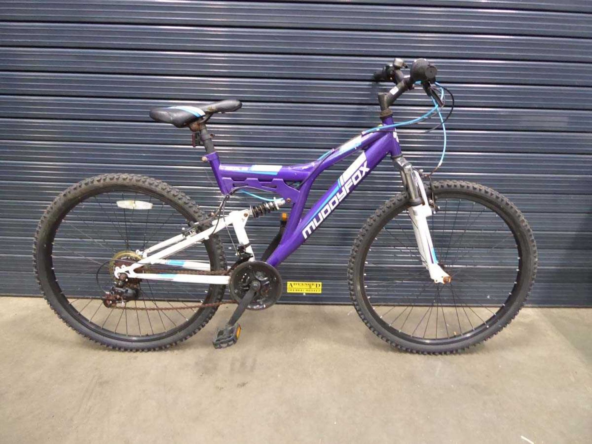 Purple Muddy Fox mountain bike