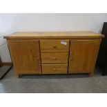 Modern oak sideboard