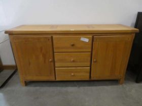 Modern oak sideboard