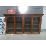 Edwardian 4 door glazed bookcase