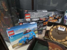 3 Lego sets comprising of Lego Creator, Speed Champions and Technic rescue model Contents unchecked