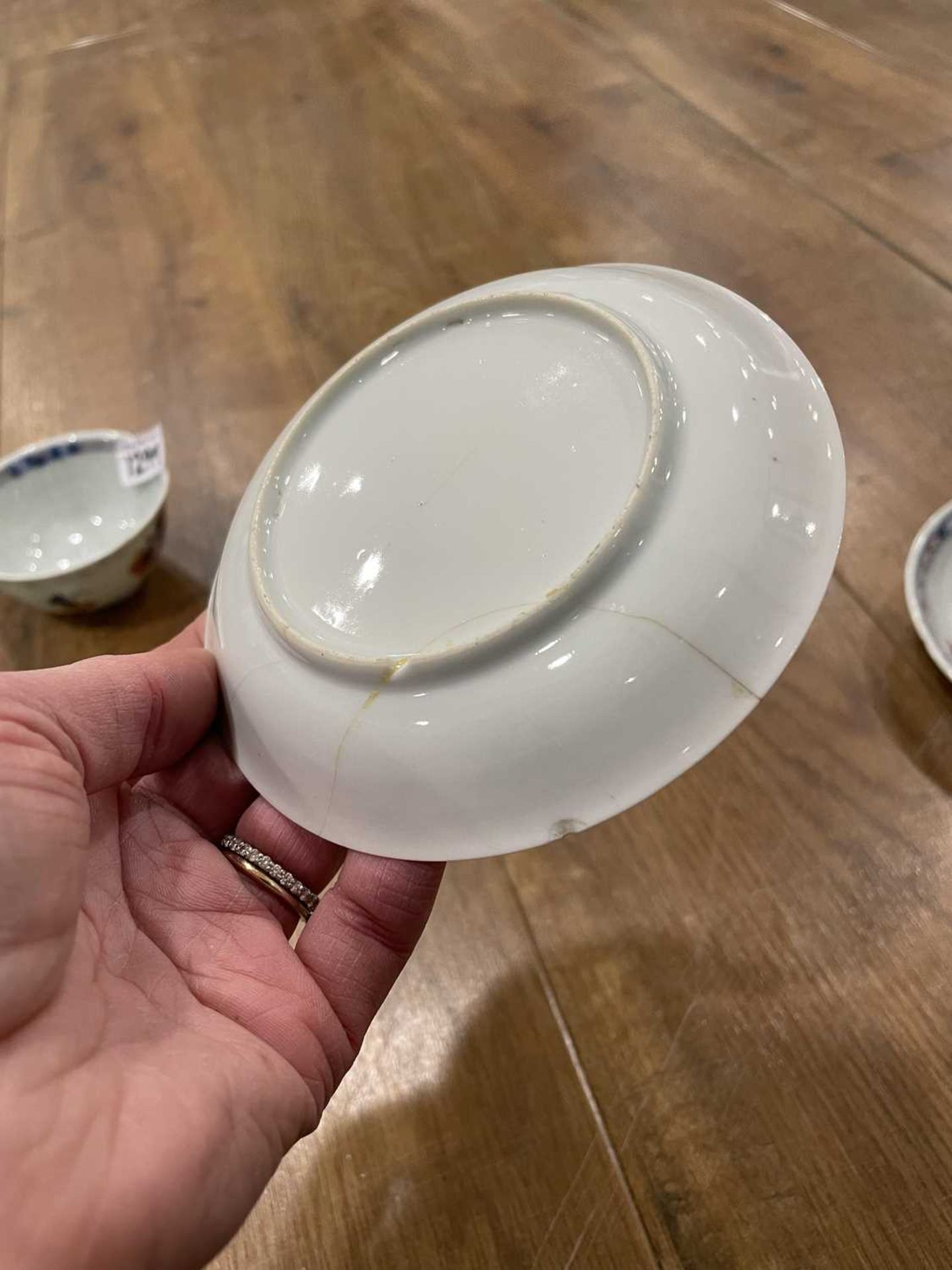 Twelve matching Chinese and other tea bowls, cups and saucers, each decorated in a different - Image 99 of 114