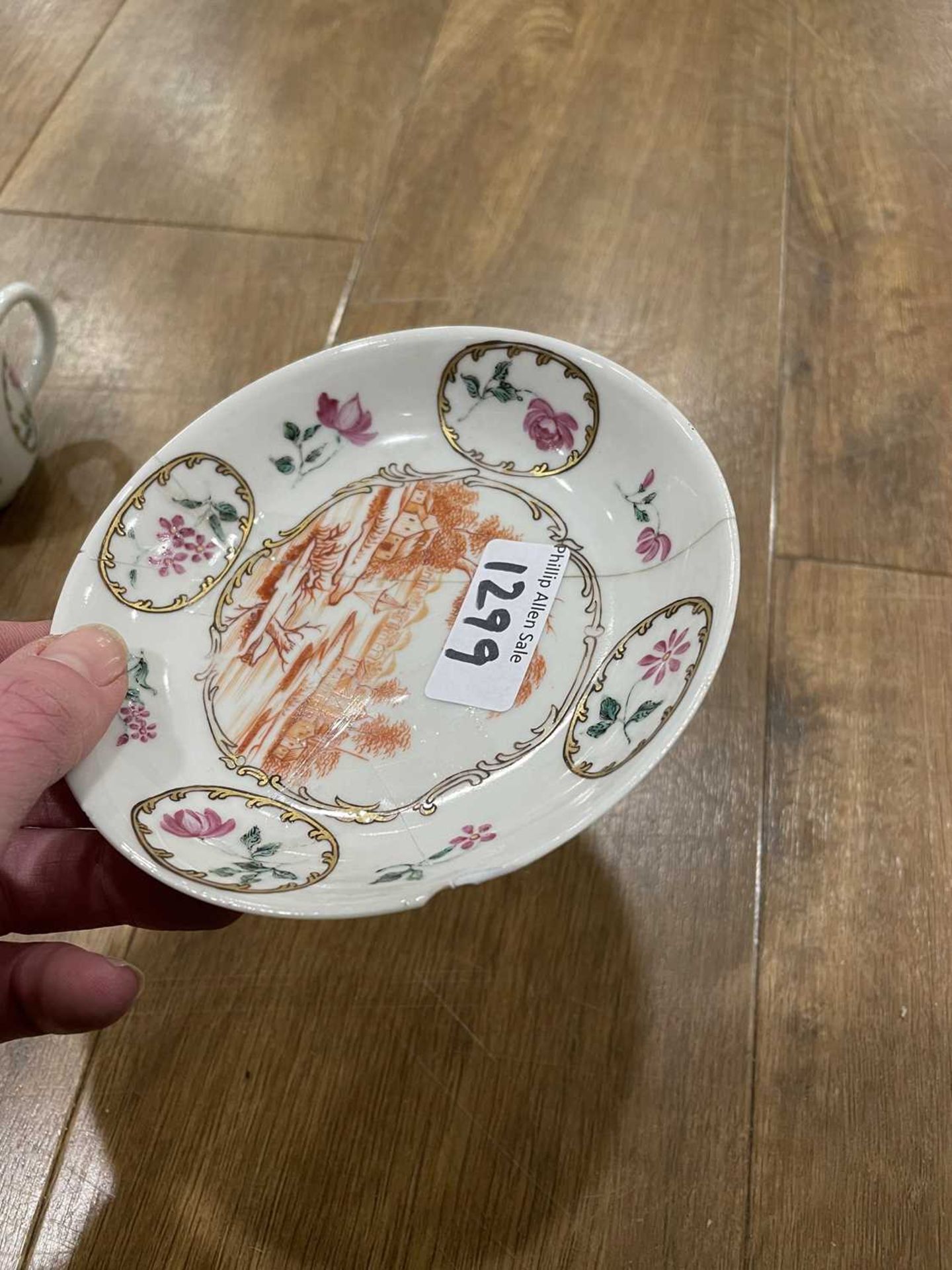 Twelve matching Chinese and other tea bowls, cups and saucers, each decorated in a different - Image 77 of 114