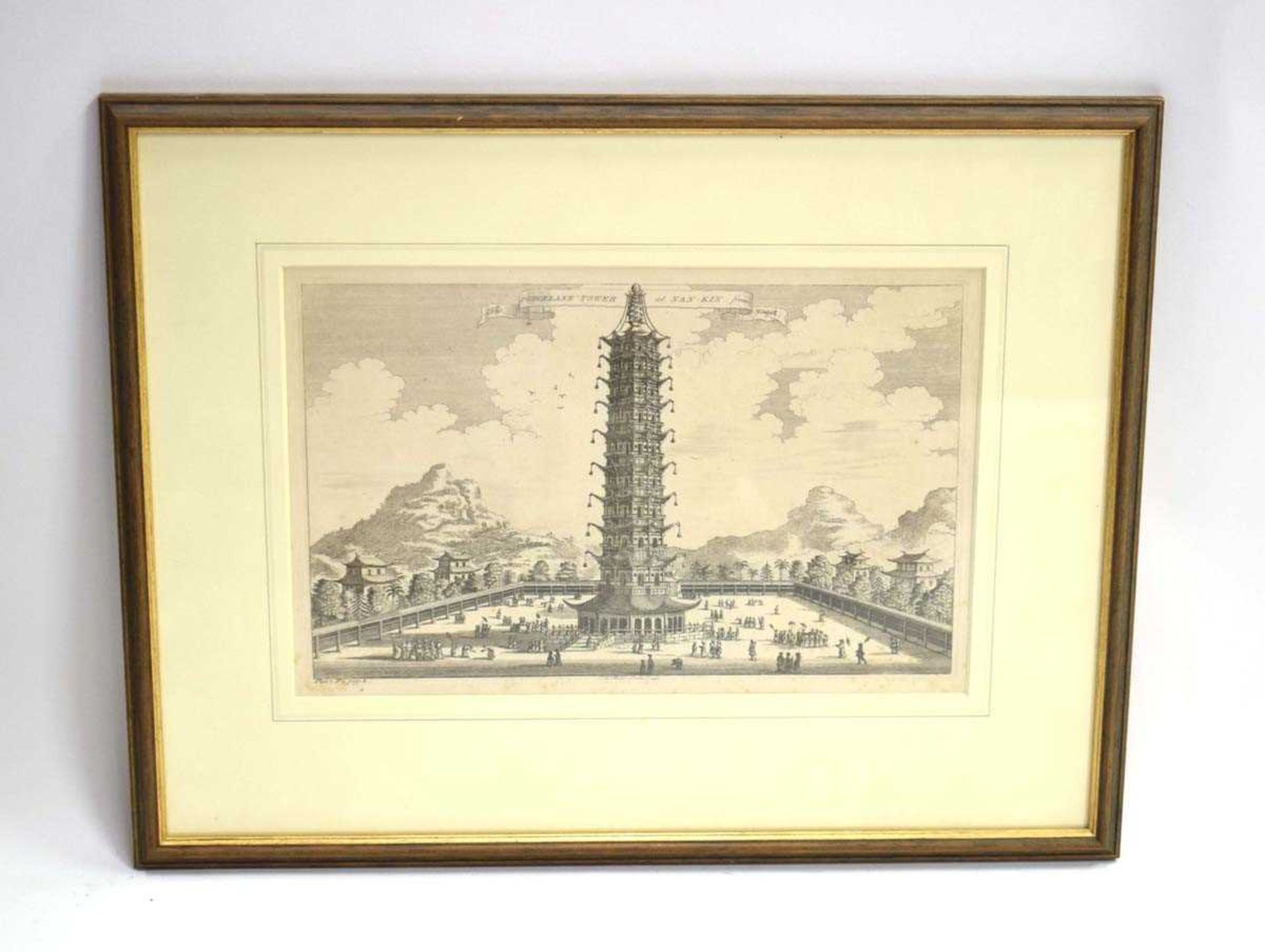 A Japanese watercolour depicting a pagoda view, signed Y Matsumoto, 25 x 33 cm, together with an - Image 4 of 9