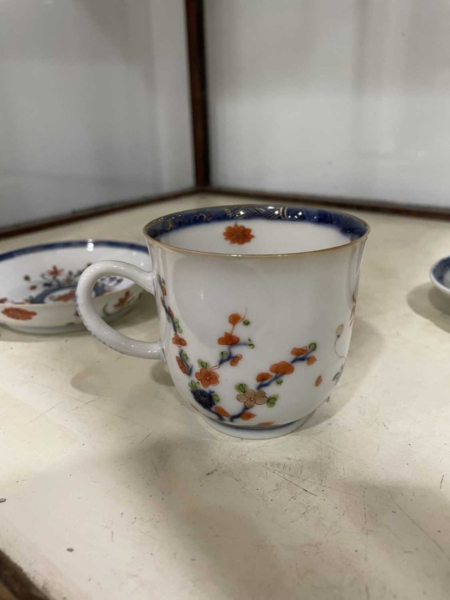 Twelve matching Chinese and other tea bowls, cups and saucers, each decorated in a different - Image 60 of 114