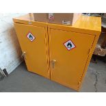 +VAT 2 yellow metal lockable cabinets