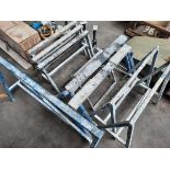 +VAT 8 low level trestles and a pair of adjustable axle stands